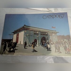 ✔️Expo 67 China Building Vintage Postcard